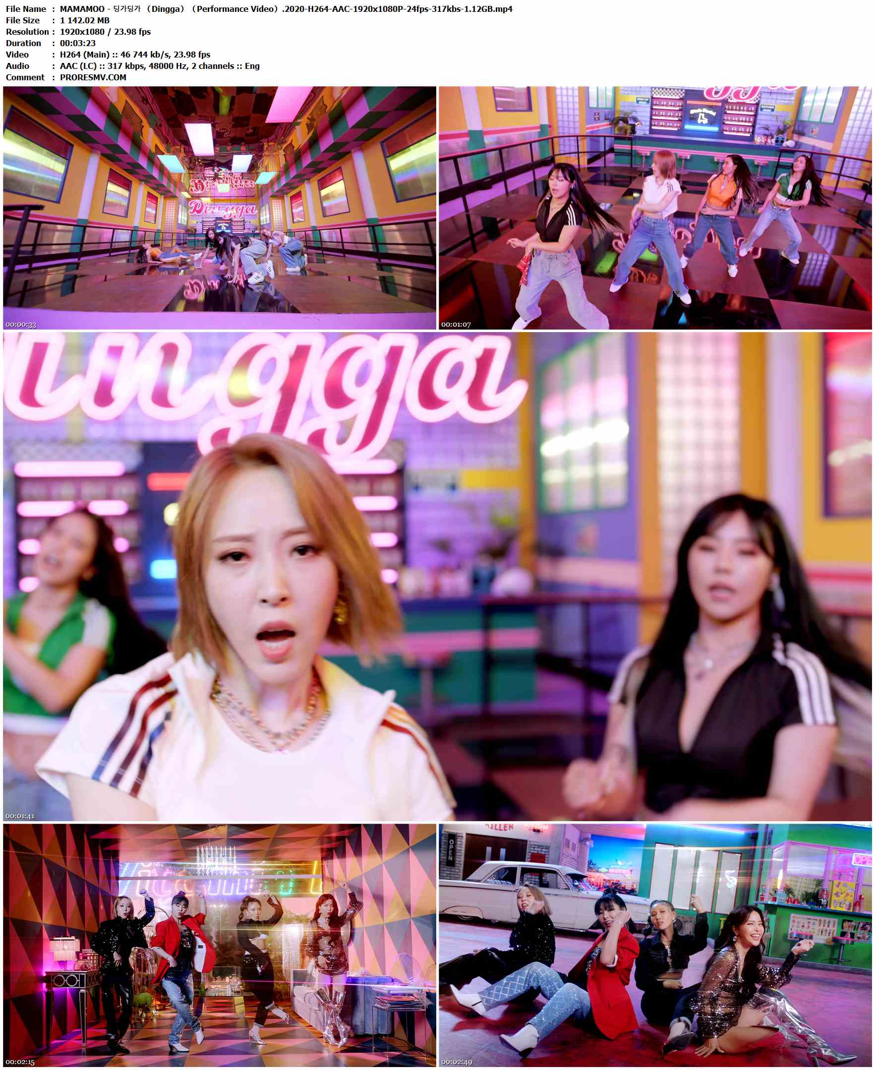MAMAMOO - 딩가딩가 （Dingga）（Performance Video）.2020-H264-AAC-1920x1080P-24fps-317kbs-1.12GB官方MV_高清MV
